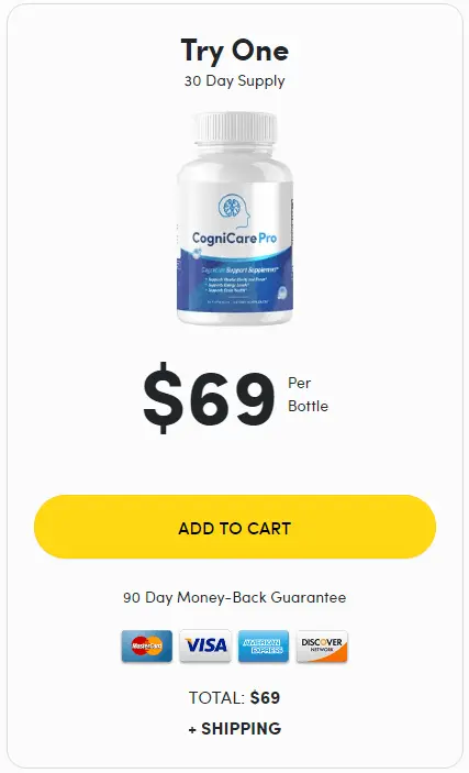 Cognicare Pro - 1 Bottle Pack